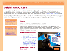 Tablet Screenshot of ajax.marcocantu.com